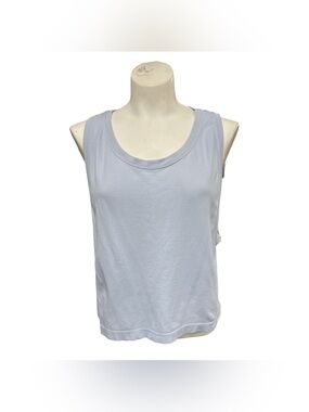 Harmony Balance Classic Scoop Neck Tank Top - Light Blue Size L